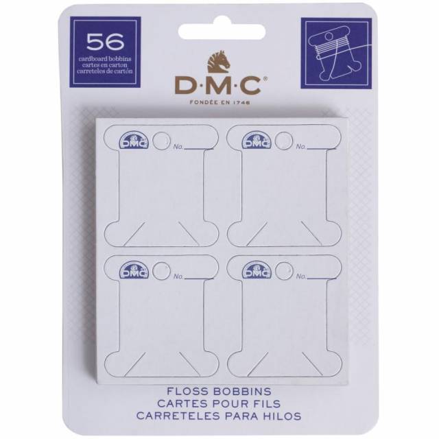 DMC | Cardboard bobbins | pack of 56