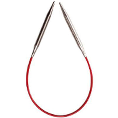 ChiaoGoo | Knit RED circular steel 9"
