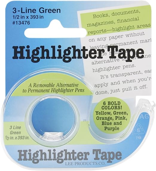 Highlighter tape