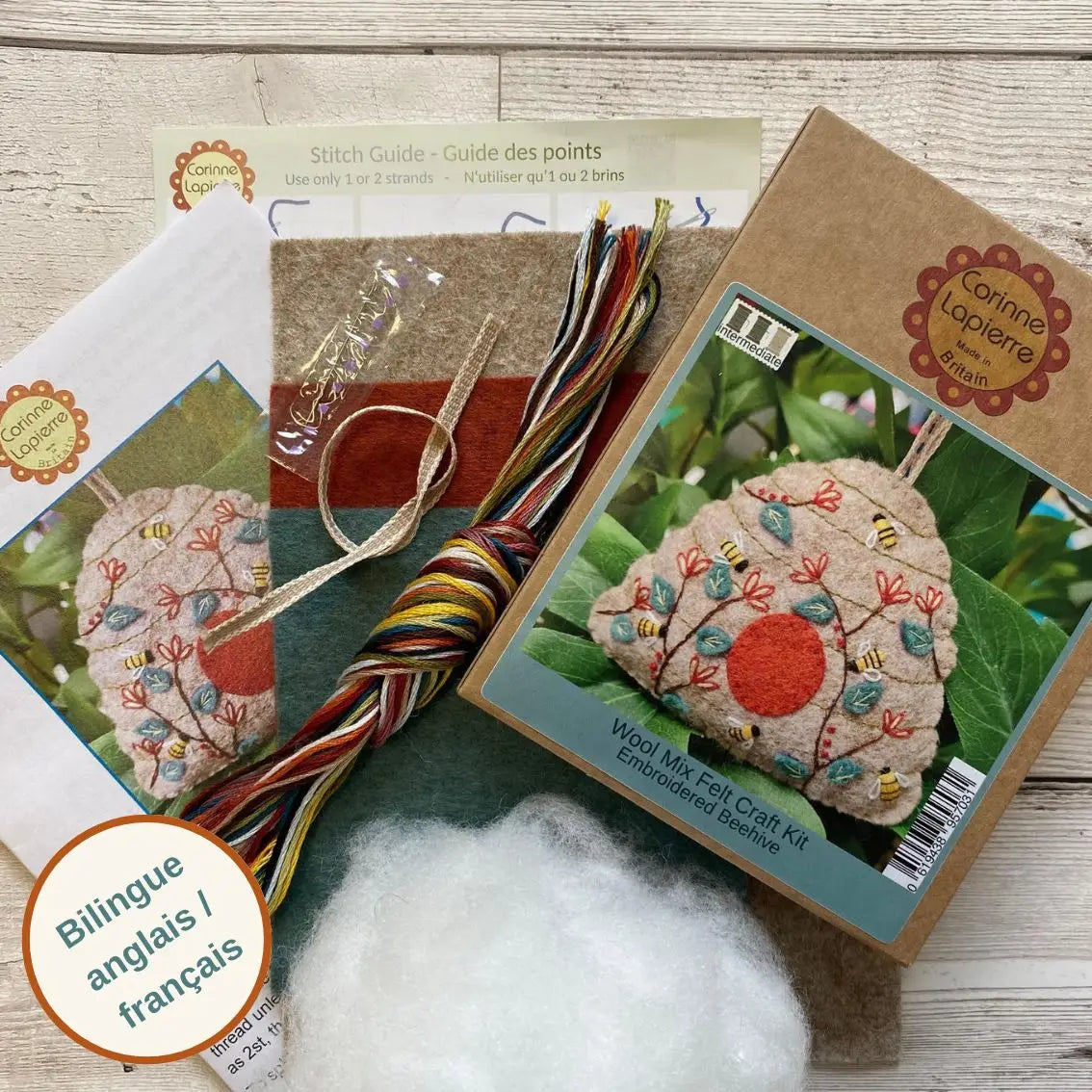 Corinne Lapierre Felt Kit | Beehive Felt craft kit
