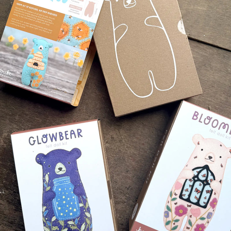 Kiriki Press | Bear Felt Doll Kit