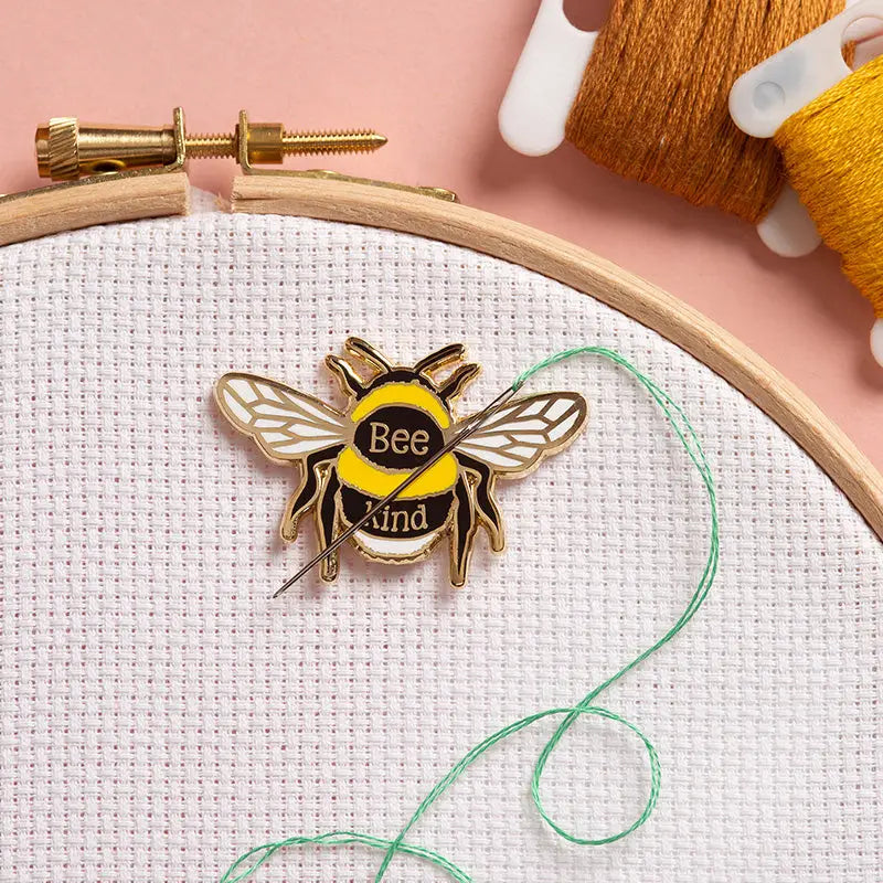 Caterpillar Cross Stitch | Needle Minder | Bumblebee Bee Kind