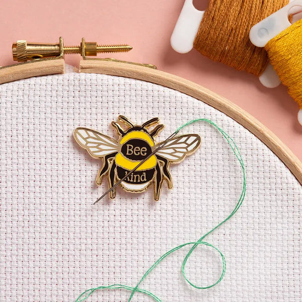 Caterpillar Cross Stitch | Needle Minder | Bumblebee Bee Kind