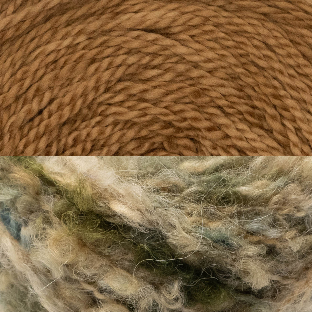 WildWestDye | Fluff all the things Shawl | Yarn + pattern kit