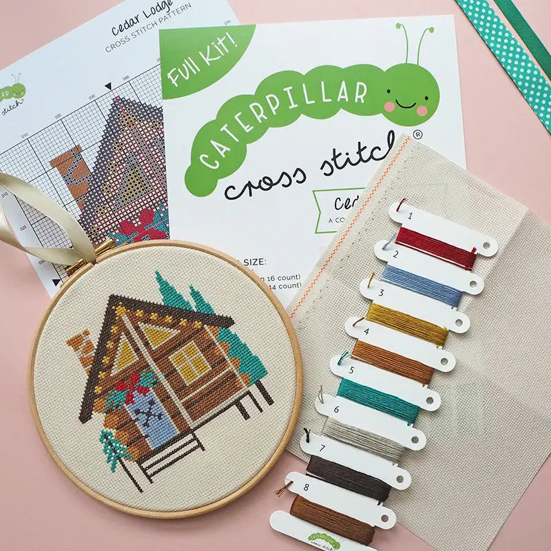 Caterpillar Cross Stitch | Cedar Lodge cross stitch kit