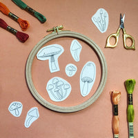 MCreativeJ | Mushroom | Stick and Stitch with floss