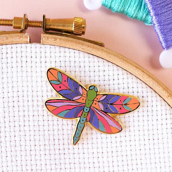 Caterpillar Cross Stitch | Needle Minder | Dragonfly