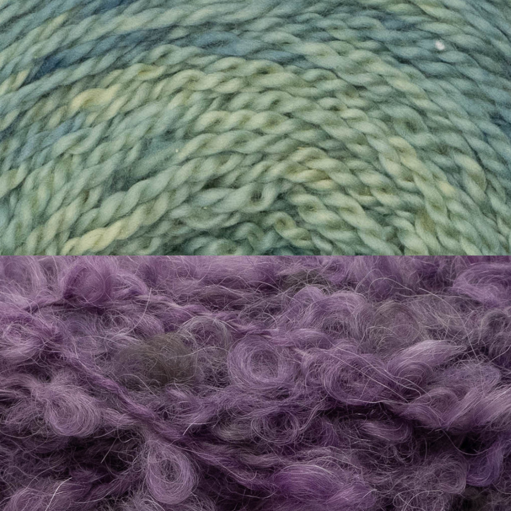 WildWestDye | Fluff all the things Shawl | Yarn + pattern kit