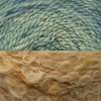 WildWestDye | Fluff all the things Shawl | Yarn + pattern kit