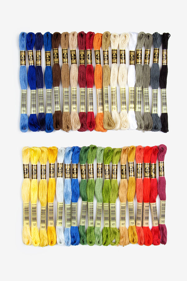 DMC Embroidery Thread | Home Decor 36 skein box set