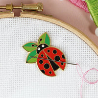 Caterpillar Cross Stitch | Needle Minder | Ladybird