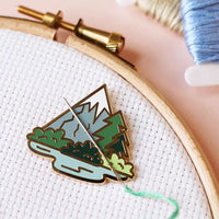 Caterpillar Cross Stitch | Needle Minder | Mountain