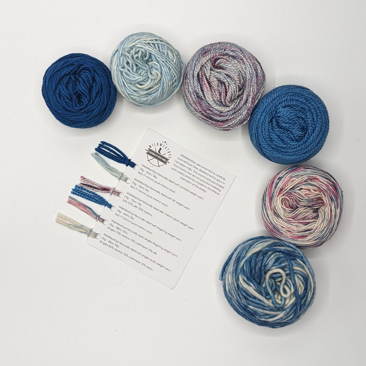 WildWestDye | Naturally dyed Yarn Tasting Shawl