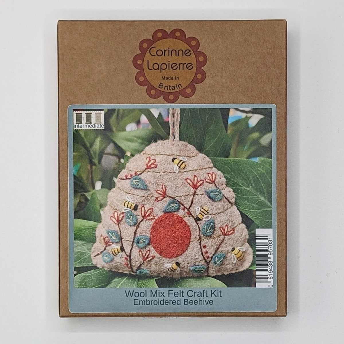 Corinne Lapierre Felt Kit | Embroidered Beehive