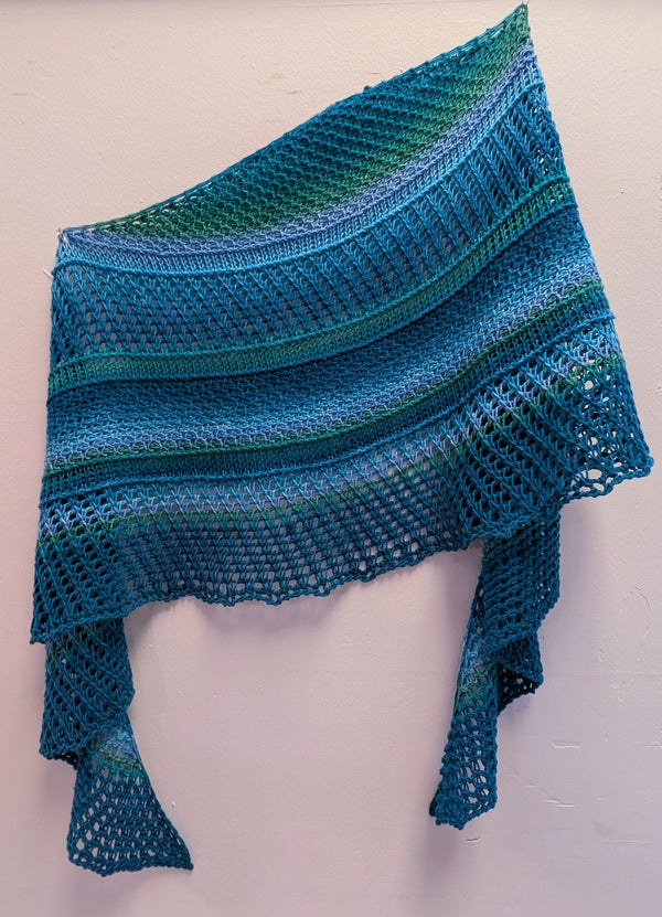 Tunisian Crescent Shawl | 2 part class | 5 hours