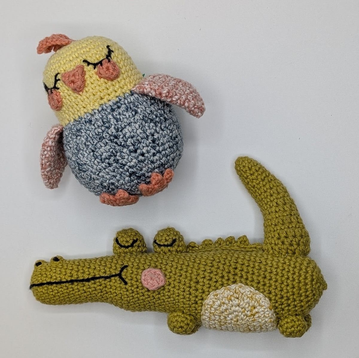 Ricorumi | Alligator and Parakeet yarn kit