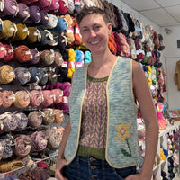 Cross Stitch on crochet | Cross Stitch Vest | 3 hour workshop