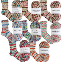 Arne & Carlos | Sock yarn | Painted House Collection