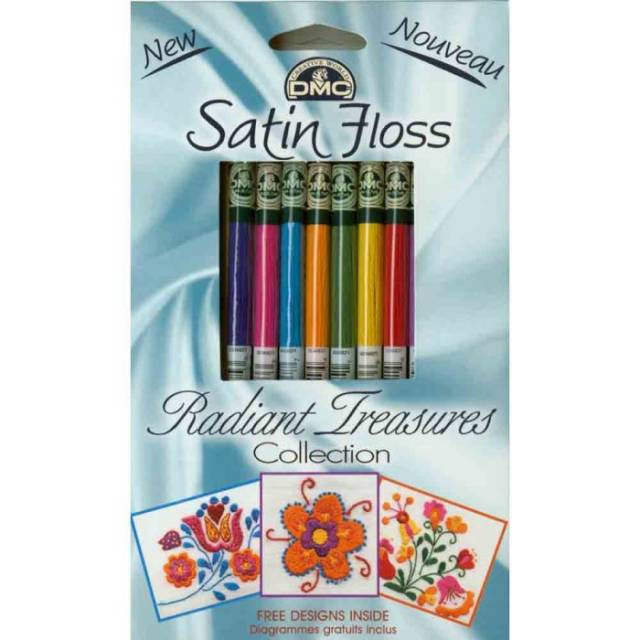 DMC Embroidery Thread | 8 pack Satin Floss | Radiant Treasures