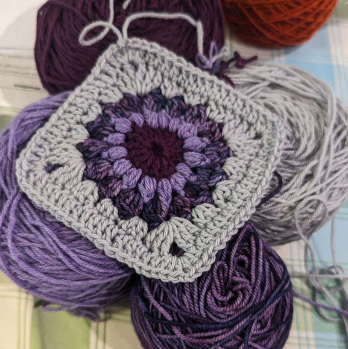 Sunflower Crochet granny square | 2 part class