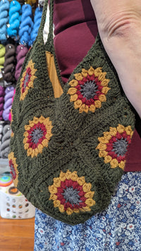 Sunflower Crochet granny square | 2 part class