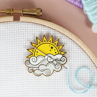 Caterpillar Cross Stitch | Needle Minder | Sunshine