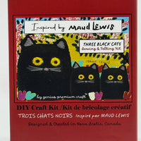 Three Black Cats | Sewing and Felting Kit