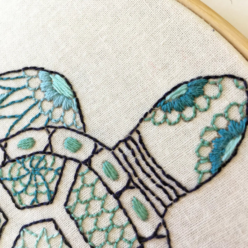Cinnamon Stitching | Turtle Embroidery kit