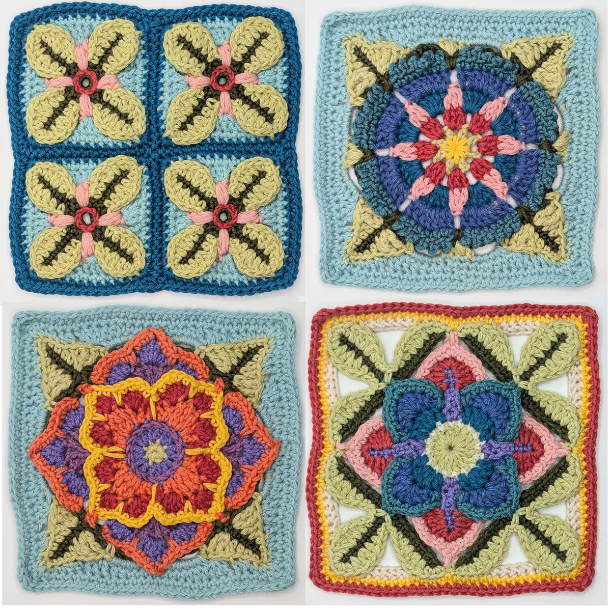 Spirit of Flora | Crochet class | Motifs 1 - 4