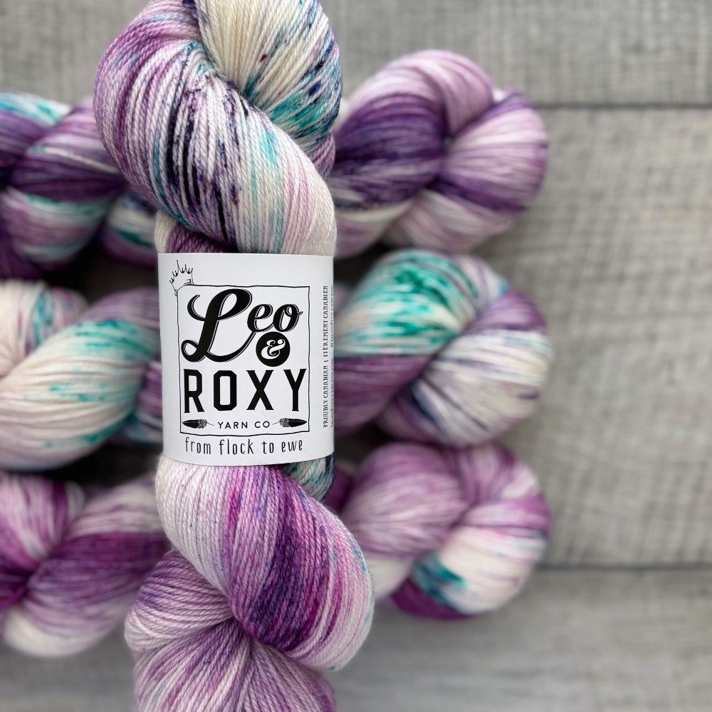 Leo and Roxy | 80/20 sock | Brights collection