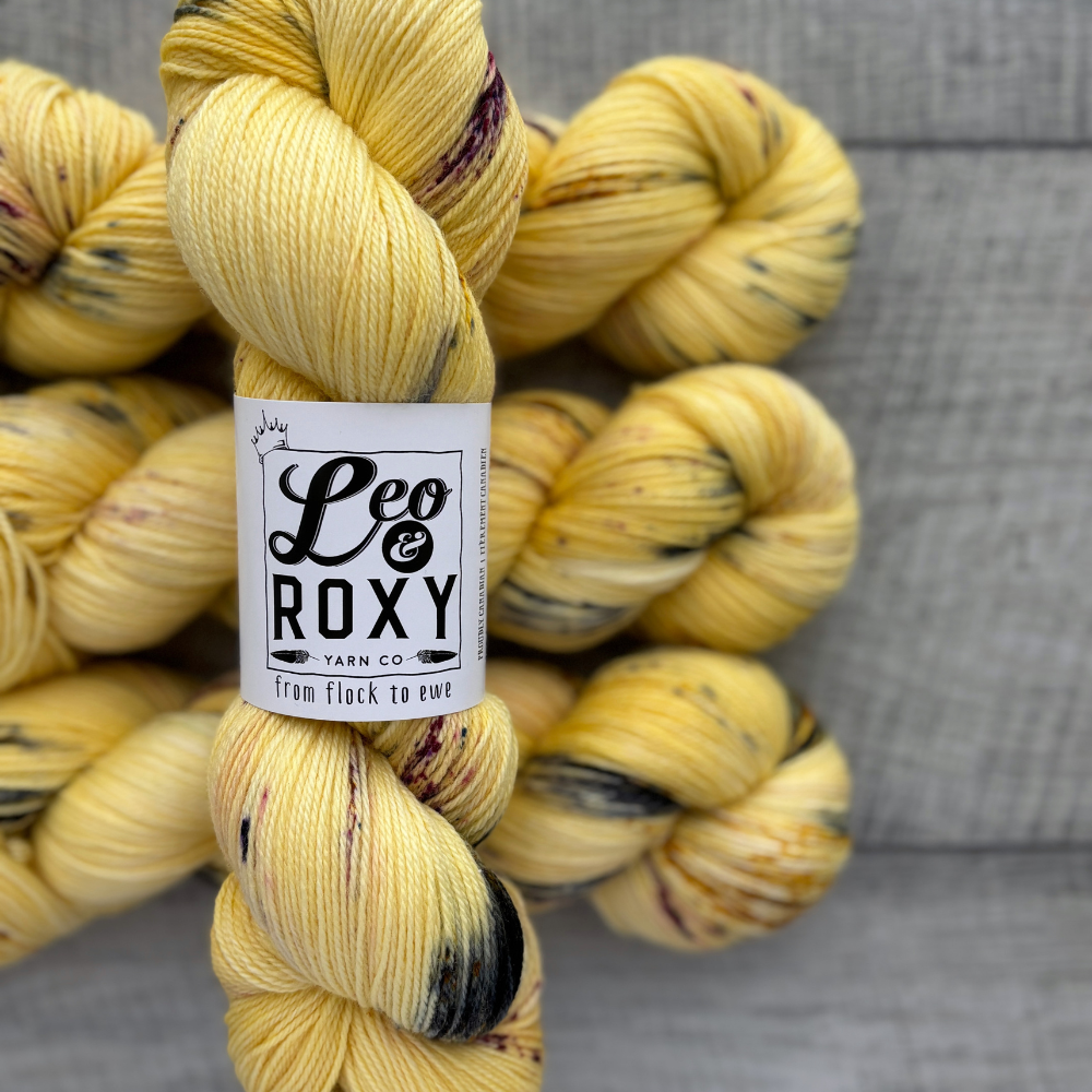 Leo and Roxy | 80/20 sock | Brights collection