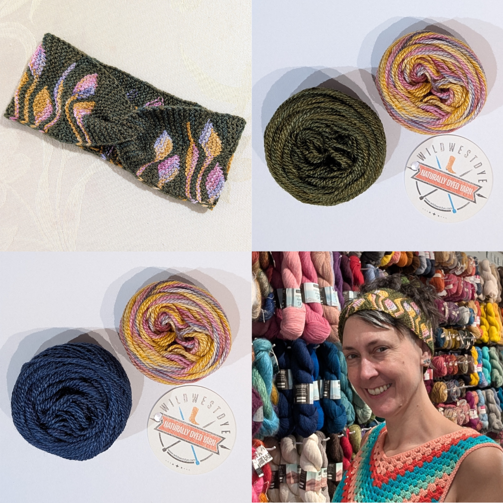 WildWestDye Cauline Headband | Yarn kit