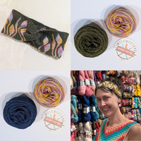 WildWestDye Cauline Headband | Yarn kit