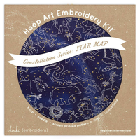 Kiriki Press | Star Map 11 inch hoop Kit