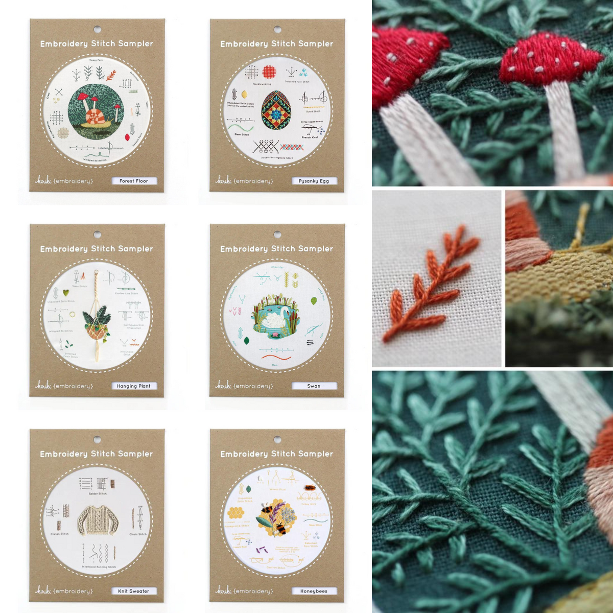 Kiriki Press | Embroidery Stitch Sampler