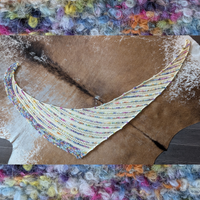 WildWestDye | Fluff all the things Shawl | Yarn + pattern kit