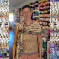 WildWestDye | Fluff all the things Shawl | Yarn + pattern kit