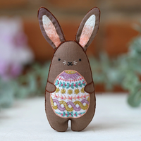 Kiriki Press | Chocolate Bunny Embroidery Doll Kit