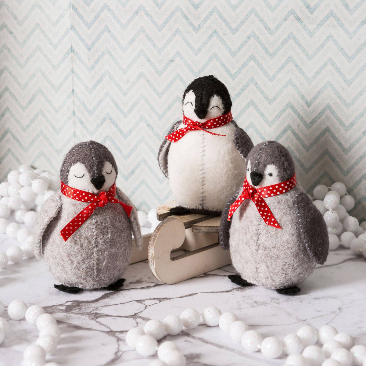 Corinne Lapierre Felt Kit | Baby Penguins