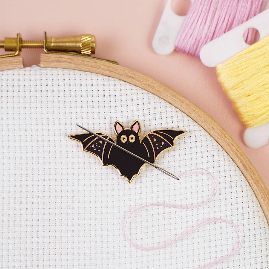Caterpillar Cross Stitch | Needle Minder | Bat