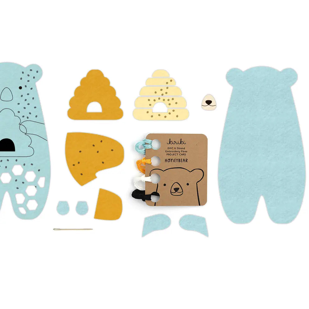 Kiriki Press | Bear Felt Doll Kit