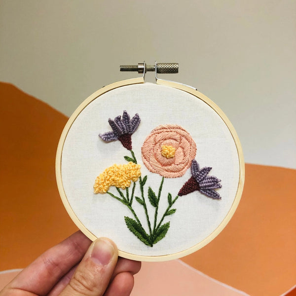 MCreativeJ | Blooming Wildflowers Embroidery Kit