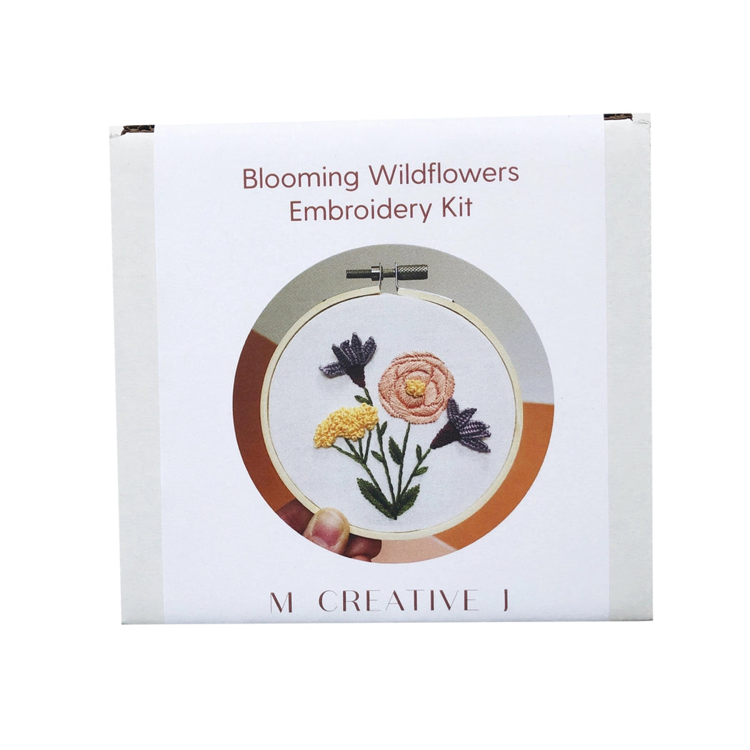 MCreativeJ | Blooming Wildflowers Embroidery Kit