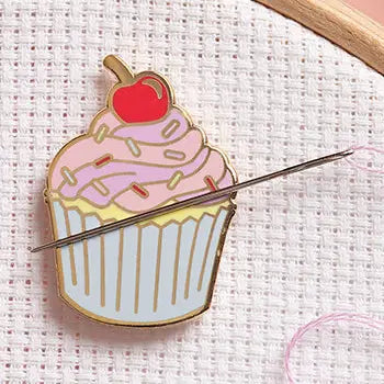 Caterpillar Cross Stitch | Needle Minder | Cupcake