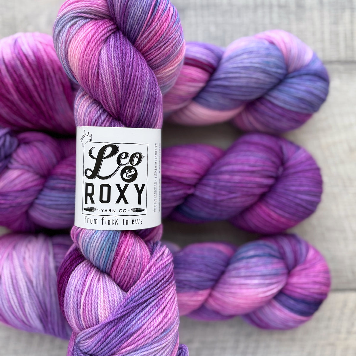 Leo and Roxy | 80/20 sock | Brights collection