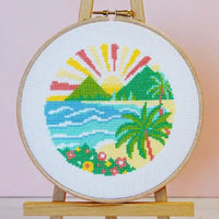 Caterpillar Cross Stitch | Coastal Peaks cross stitch kit