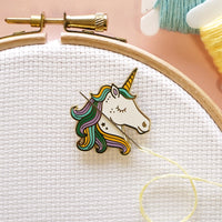 Caterpillar Cross Stitch | Needle Minder | Unicorn