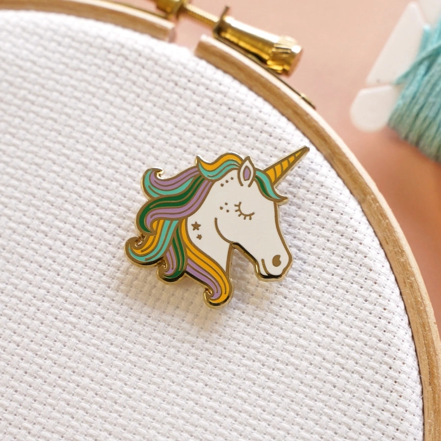 Caterpillar Cross Stitch | Needle Minder | Unicorn
