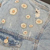 Designs by Sally | Stick and Stitch Daisy Patch and Repair Embroidery kit