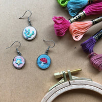MCreativeJ | Embroidered Earrings Kit